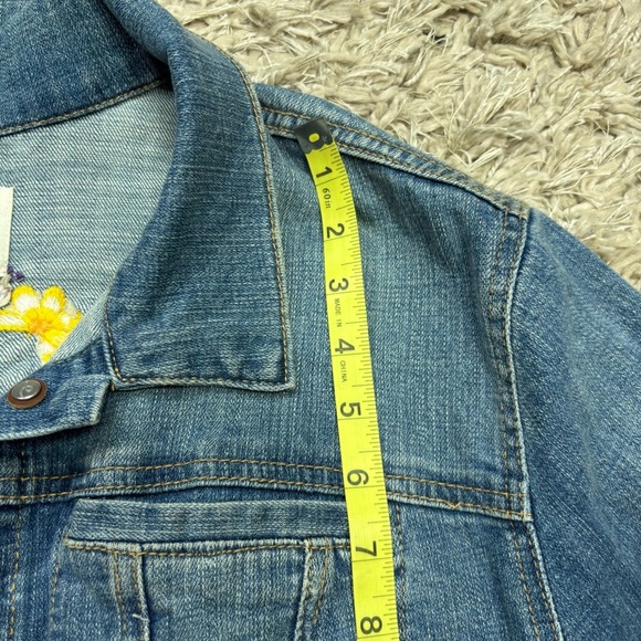 Anthropologie Classic Blue Jean Jacket - Picture 7 of 9